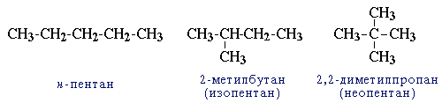 Изомеры С5Н12 Изомеры С5Н12