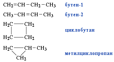 Изомеры С4Н8 Изомеры С4Н8